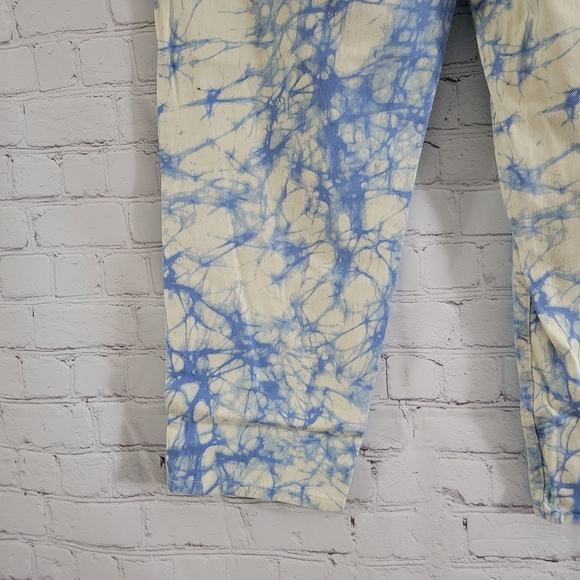 Rachel Comey Blue Marbled High Rise 80s Style Jeans - Picture 6 of 11